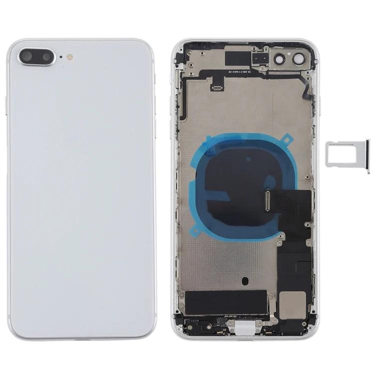 Back Housing Frame With Small Parts iPhone 8 Plus-(White) - Best Cell Phone Parts Distributor in Canada, Parts Source Back Housing Frame With Small Parts iPhone 8 Plus-(White) - Best Cell Phone Parts Distributor in Canada, Parts Source